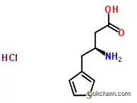 Molecular Structure of 270262-99-2 ((S)-3-Amino-4-(3-thienyl)butanoic acid hydrochloride)